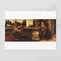 Anunciación de Leonardo Da Vinci c. 1472-1475