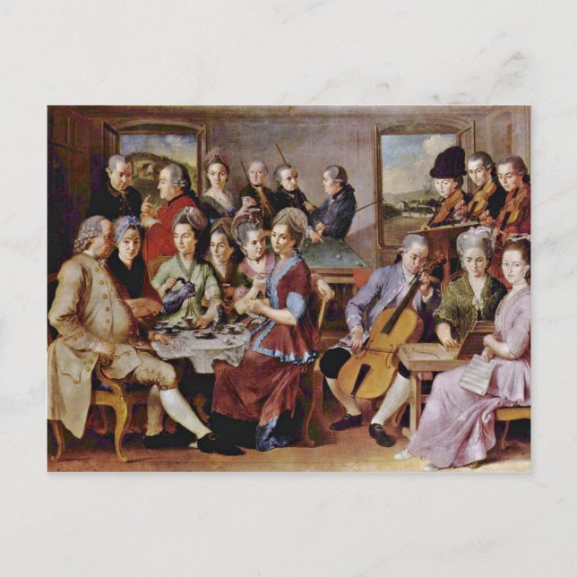 Postal Anunciación De Pontormo Jacopo (Anverso)