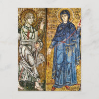 Anunciación Icono bizantino de mosaico