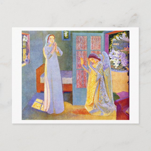 Postal Anunciación, Maurice Denis (Anverso)