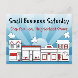 Postal ¡Anunciar ventas! Sábado para pequeñas empresas