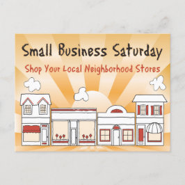 Postal ¡Anunciar ventas! Sábado para pequeñas empresas