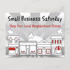 Postal ¡Anunciar ventas! Sábado para pequeñas empresas