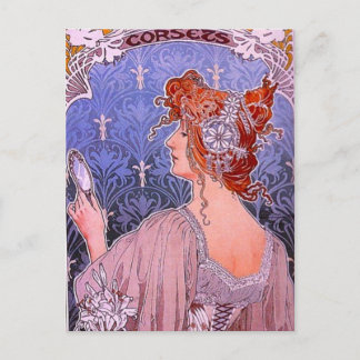 Postal Anuncio de Art Nouveau