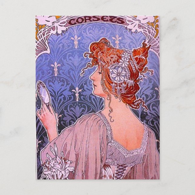 Postal Anuncio de Art Nouveau (Anverso)