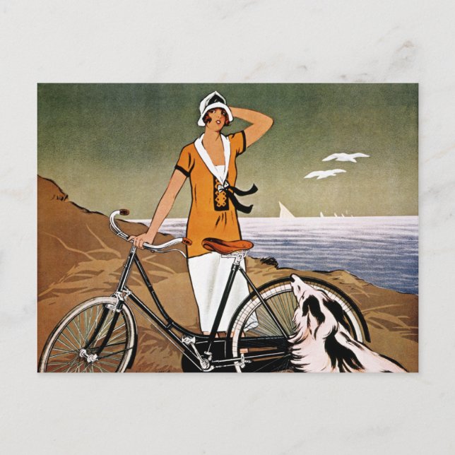 Postal Anuncio de bicicleta, 1925 (Anverso)
