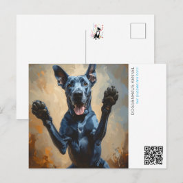 Postal Anuncio de cachorros