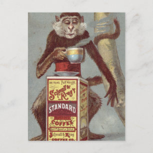Postal Anuncio de café de época