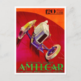 Postal Anuncio de carreras de Amilcar 1927
