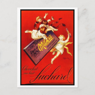 Postal Anuncio de chocolate de Milka de Vintage