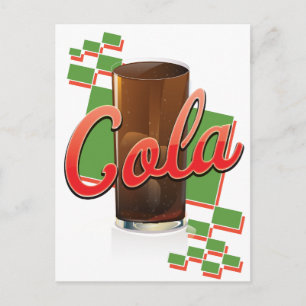 Postal Anuncio de Cola Vintage