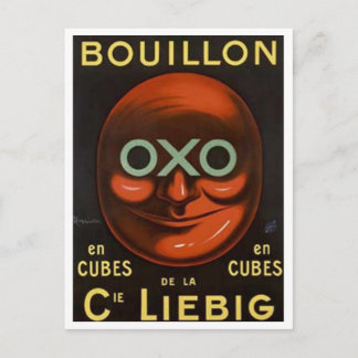 Postal Anuncio de construcción de OXO de época - Cie Lieb