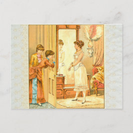 Postal Anuncio de corsé victoriano