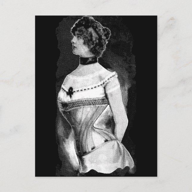 Postal Anuncio de Corset de 1900 (Anverso)
