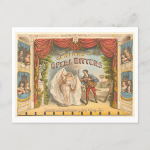Postal Anuncio de época de Griffith's Opera Bitters