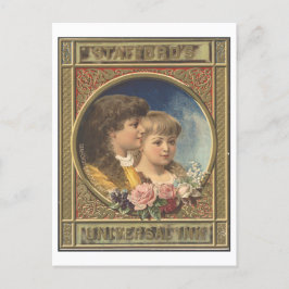 Postal Anuncio de época de la tinta universal de Stafford