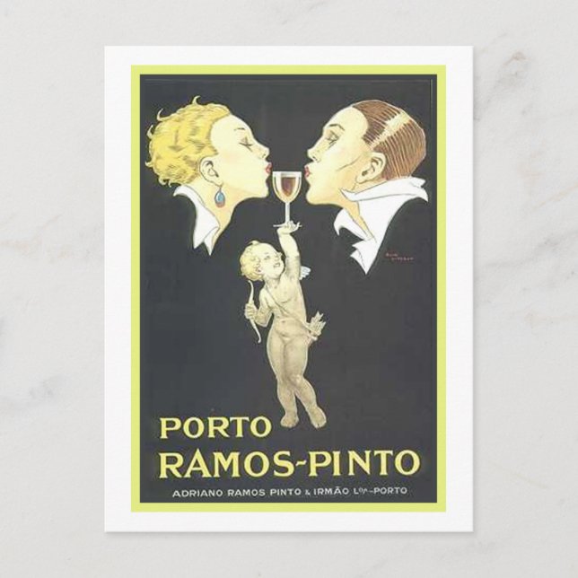 Postal Anuncio de época de Porto Ramos Pinto (Anverso)