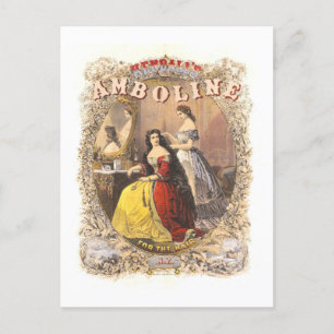 Postal Anuncio de época para la Amboline de Kendall