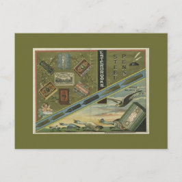 Postal Anuncio de esterbrooks Steel Pens