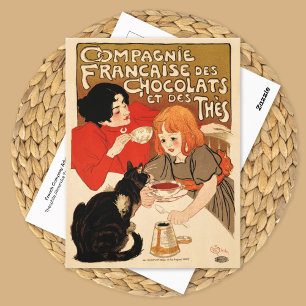 Postal Anuncio de la compañía de té francesa Theophile St