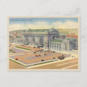 Postal Anuncio de la Union Station de Kansas City Misuri 