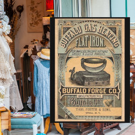 Postal Anuncio de la vieja empresa Buffalo Forge de 1877