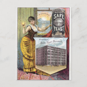 Postal Anuncio de levadura