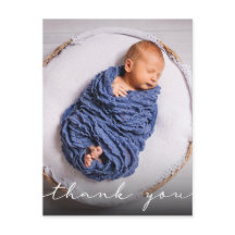 Anuncio de nacimiento de recién nacido Gracias