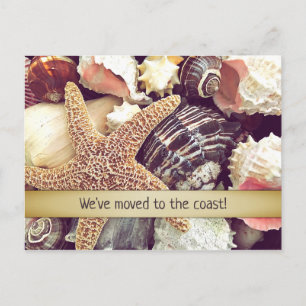 Postal Anuncio de nueva dirección de Starfish Coastal Hom