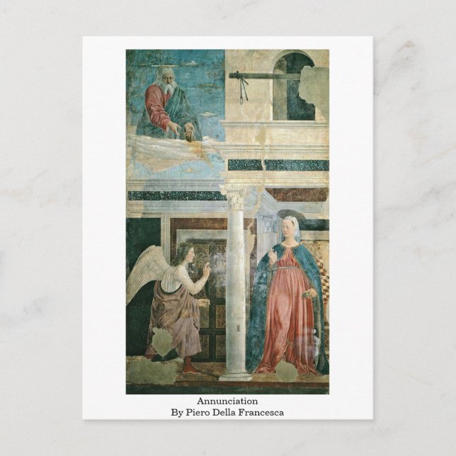 Postal Anuncio de Piero della Francesca (Anverso)