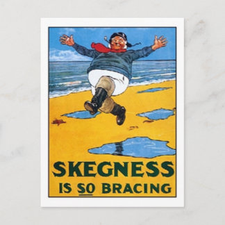 Postal Anuncio de Skegness de Vintage - La esquidez es ta