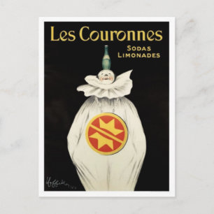 Postal Anuncio de soda de la lemonade vintage