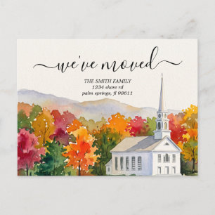 Postal Anuncio de traslado de dirección en Vermont