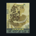 Postal Anuncio de viaje de lujo y Egipto vintage<br><div class="desc">¿Recolectar postales es una pasión para ti? ¿O es algo muy anticuado? No es así para los amantes de las postales. Es un hábito indispensable. ¿De qué otra manera es posible dejar una memoria que es enteramente tuya que tus seres queridos pueden tocar?</div>