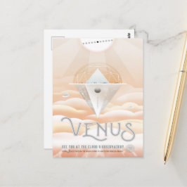 Postal Anuncio de viajes de ciencia ficción, Planet Venus