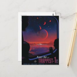 Postal Anuncio de Viajes de Ciencia Ficción, Planeta Trap