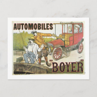 Postal Anuncio de Vintage Automobiles Boyer