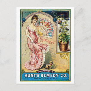 Postal Anuncio de Vintage Hunt sobre la empresa de repara