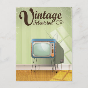 Postal Anuncio de Vintage Television Co.