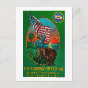 Postal Anuncio del día de admisión, Festival Estatal