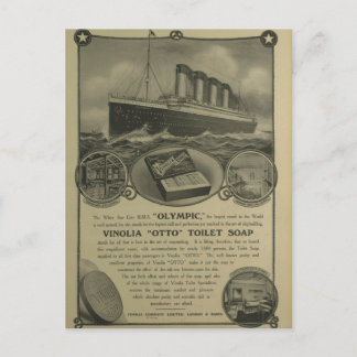 Postal Anuncio del jabón de retrete de Vinolia Otto