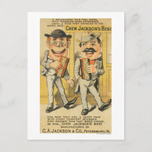 Postal Anuncio del mejor masticador de Jackson