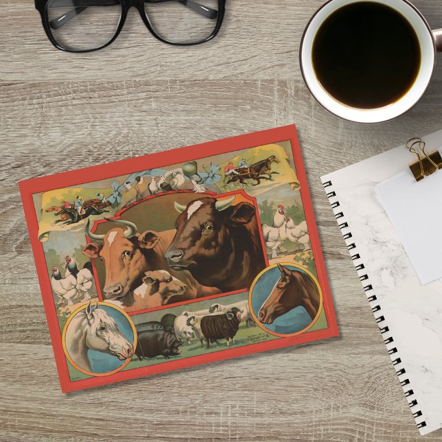 Postal Anuncio efímero de animales de granja (Subido por el creador)