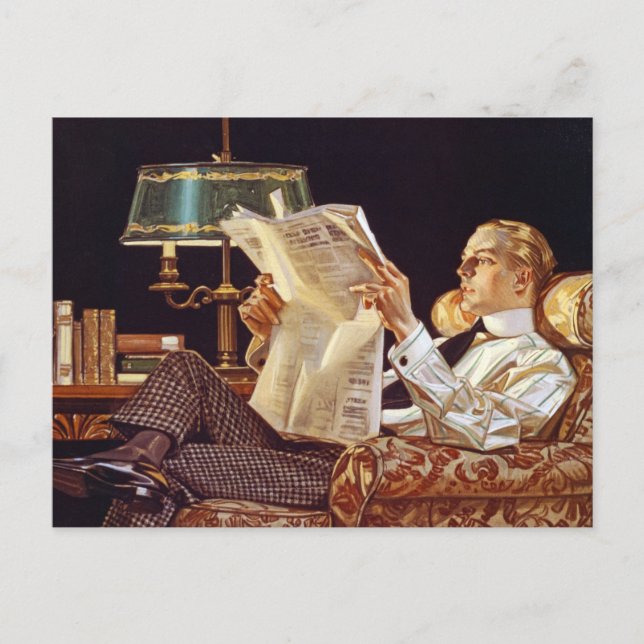 Postal Anuncio estadounidense, Collares de camisa de flec (Anverso)