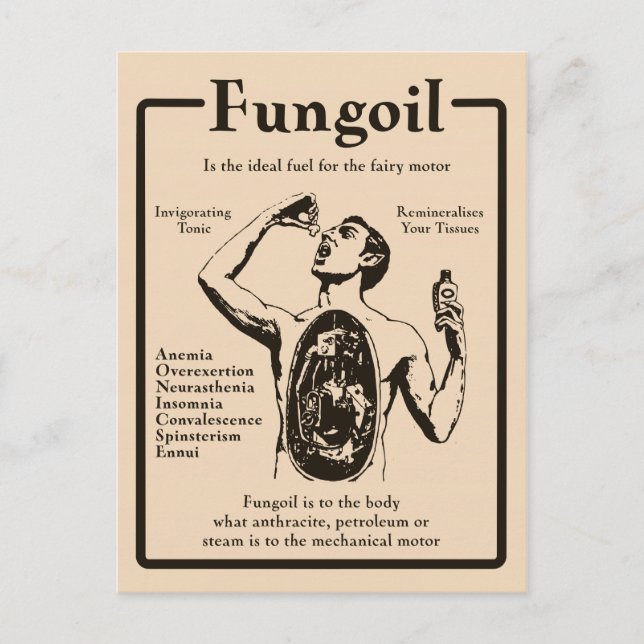 Postal Anuncio fungoil - Postcard (Anverso)
