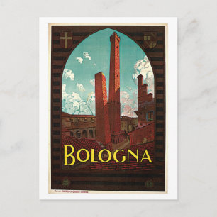 Postal Anuncio italiano del viaje de los años 20 de