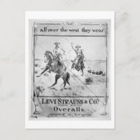 Anuncio para Levi Strauss & Co, c.1900 (litho)