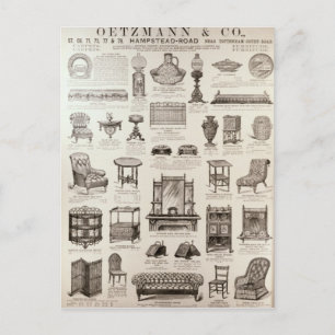 Postal Anuncio para Oetzmann & Co.