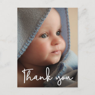 Postal Anuncio vertical de nacimiento de Baby Shower Grac