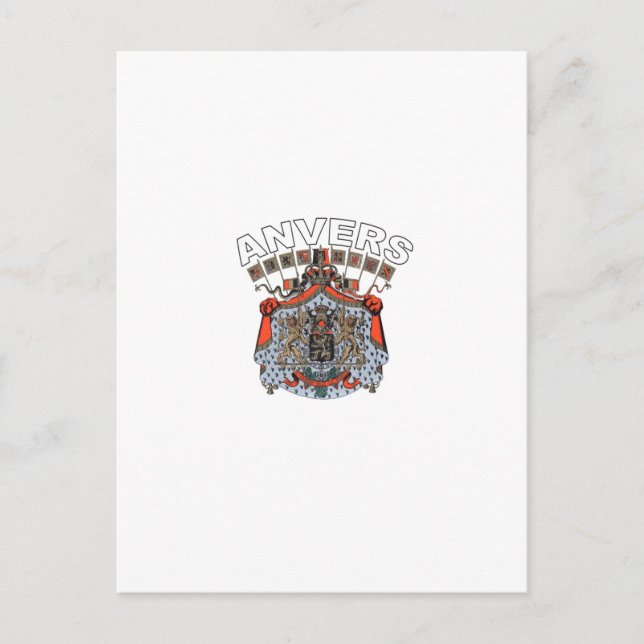 Postal Anvers, Bélgica (Anverso)